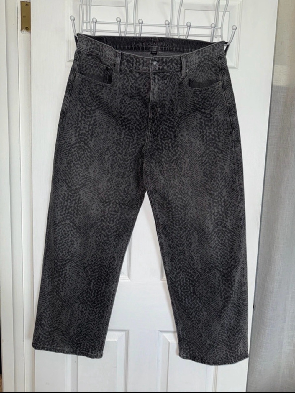 American Eagle Python Print Jeans
